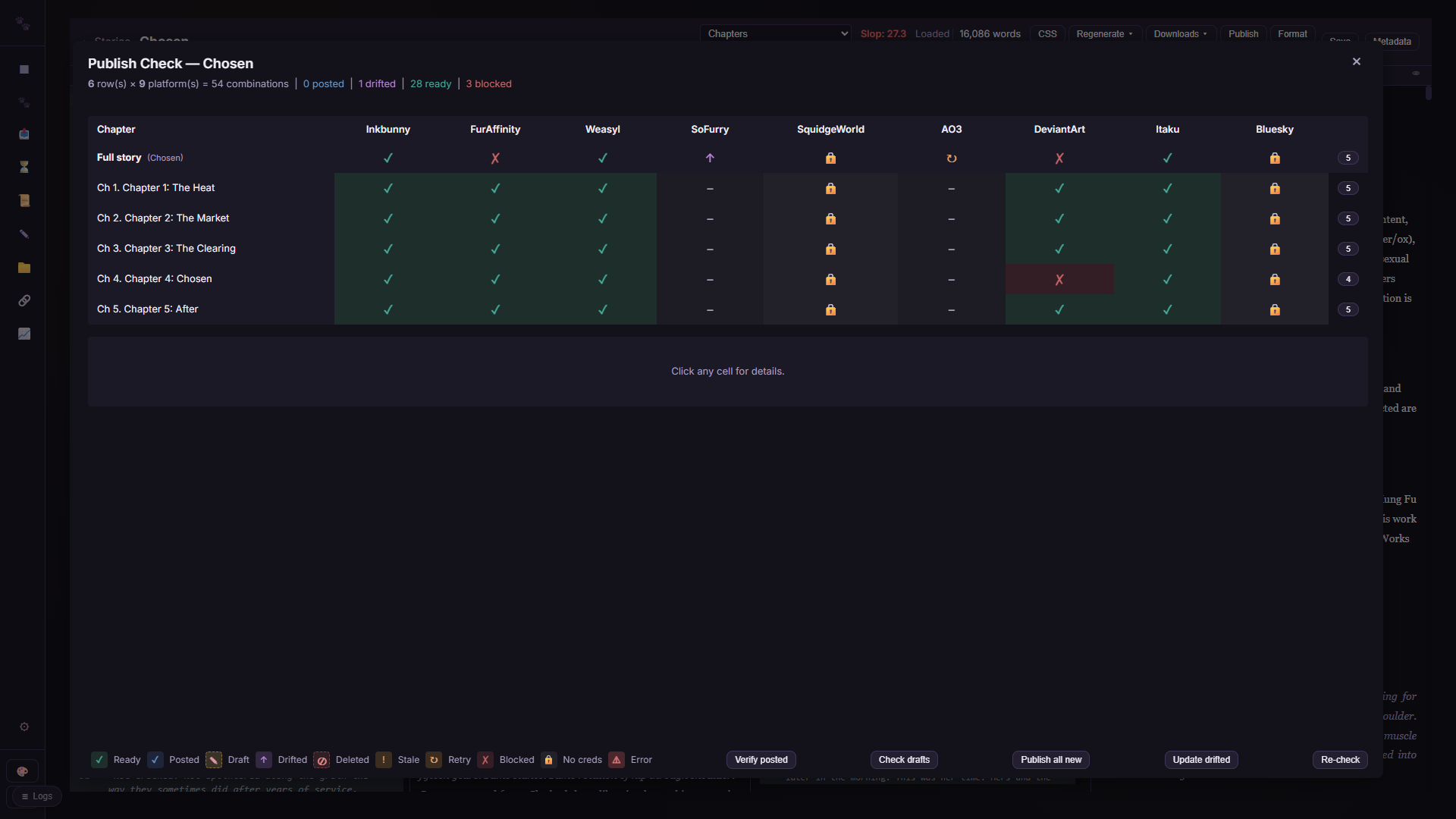 Publish to 9 platforms in one grid